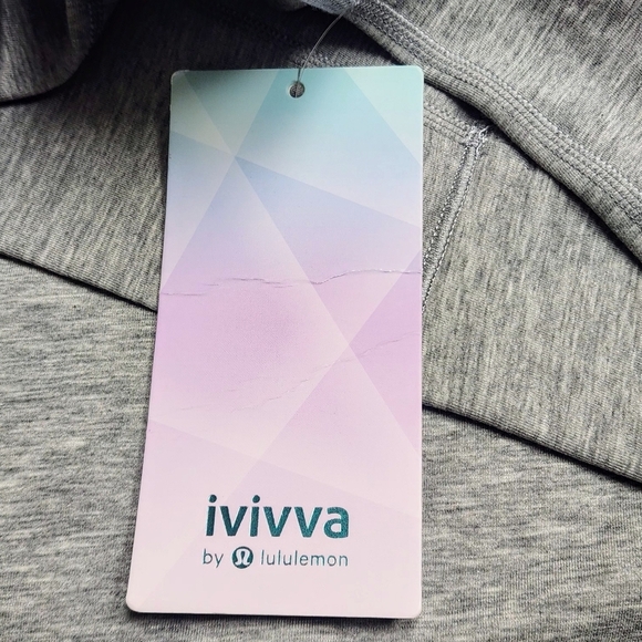 Ivivva By Lululemon Play N' Réversible Dress In Heather Gray Black Blue Size 12 - Picture 16 of 16